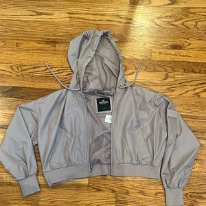 Brand new cropped light zip up